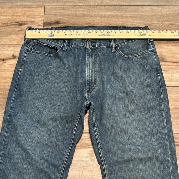 Men's Levis 559 Relaxed Straight Denim Jeans SZ 40x30 Blue Cotton Red Tab - Picture 4 of 11